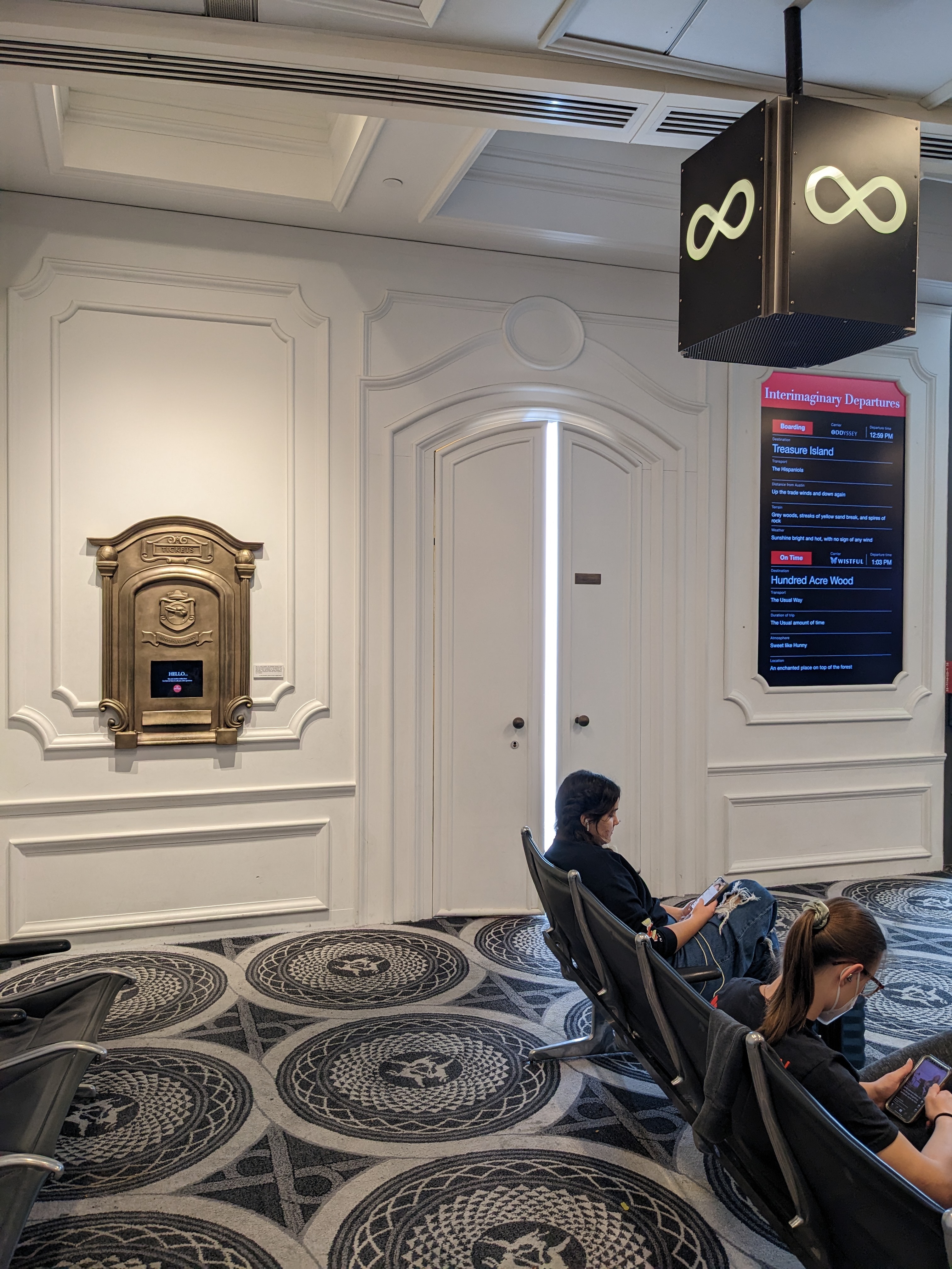 Interimaginary Departures